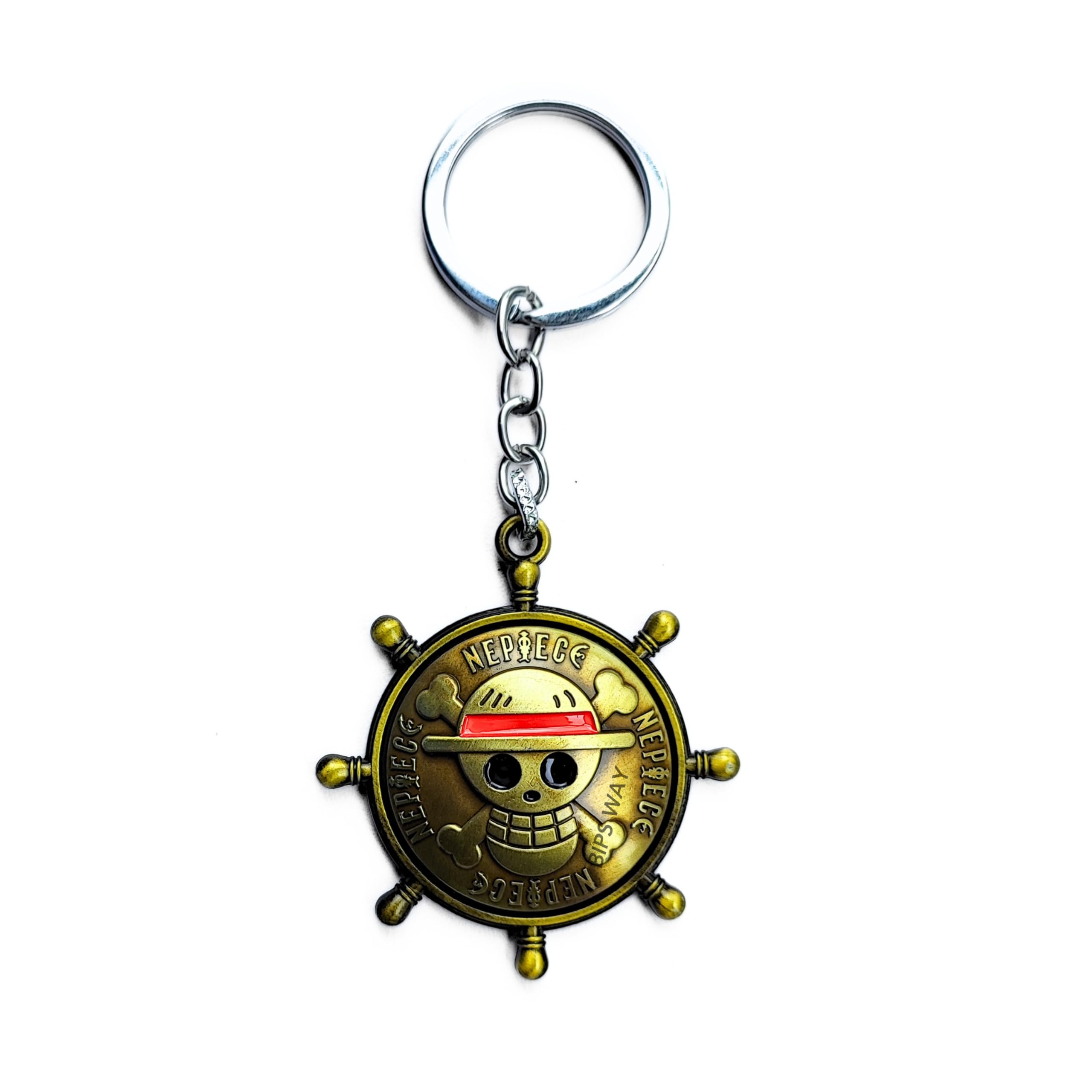 ONE PIECE LUFFY'S CREW JOLY ROGER KEYCHAIN