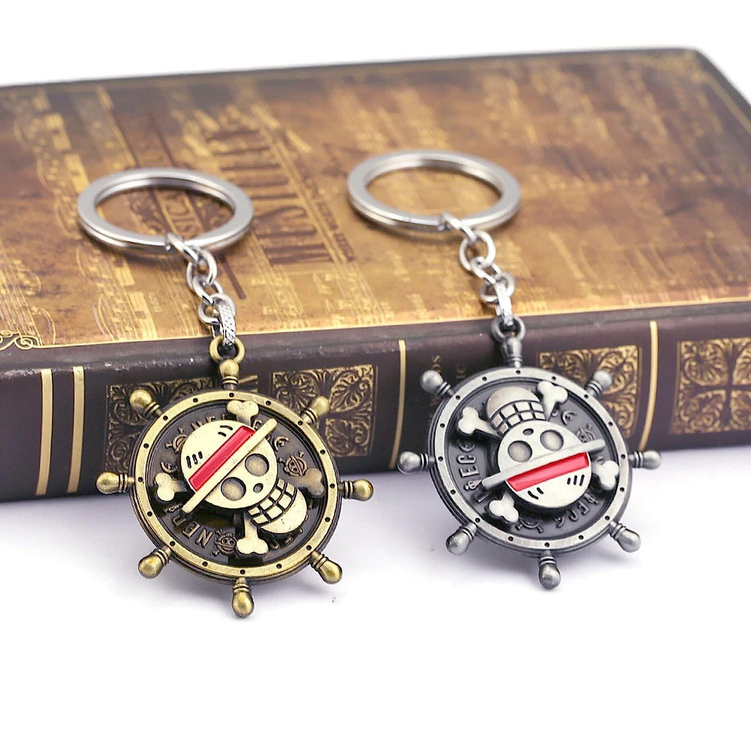 ONE PIECE LUFFY'S CREW JOLY ROGER KEYCHAIN