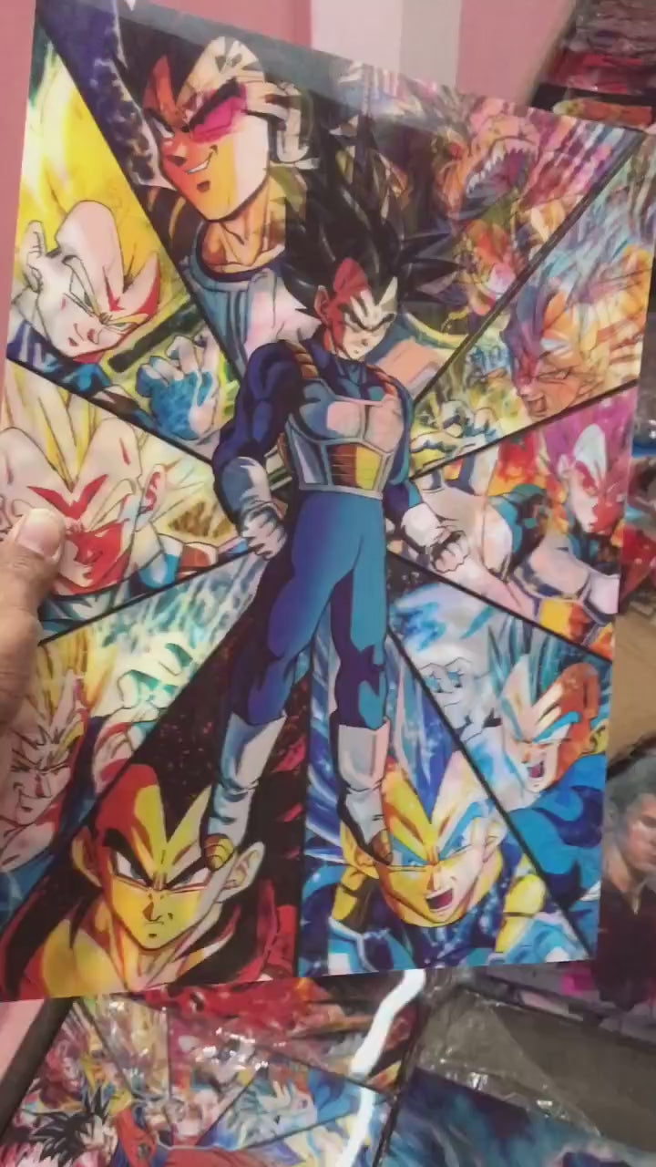 GOKU VEGITA PREMIUM 3D POSTER