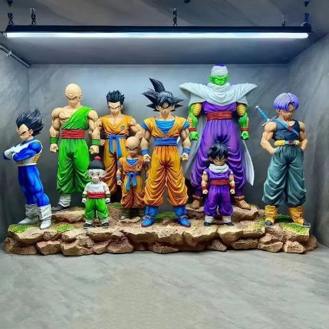 🐉 Dragon Ball Z – Full Z Fighters Statue Set (Limited Edition)