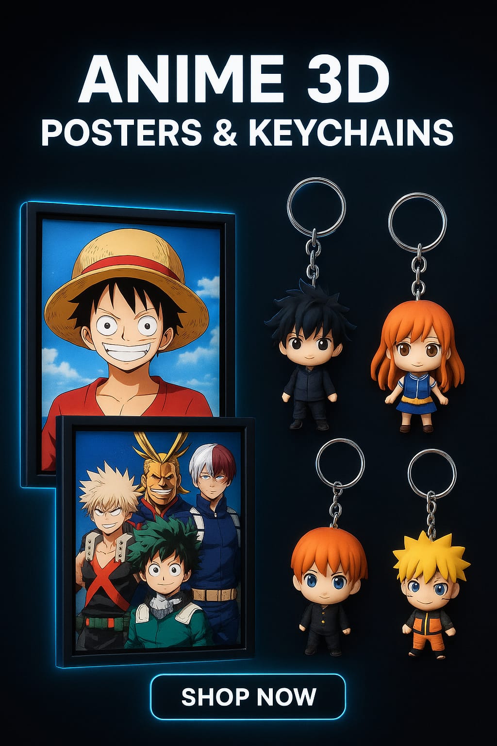 POSTERS & KEYCHAINS