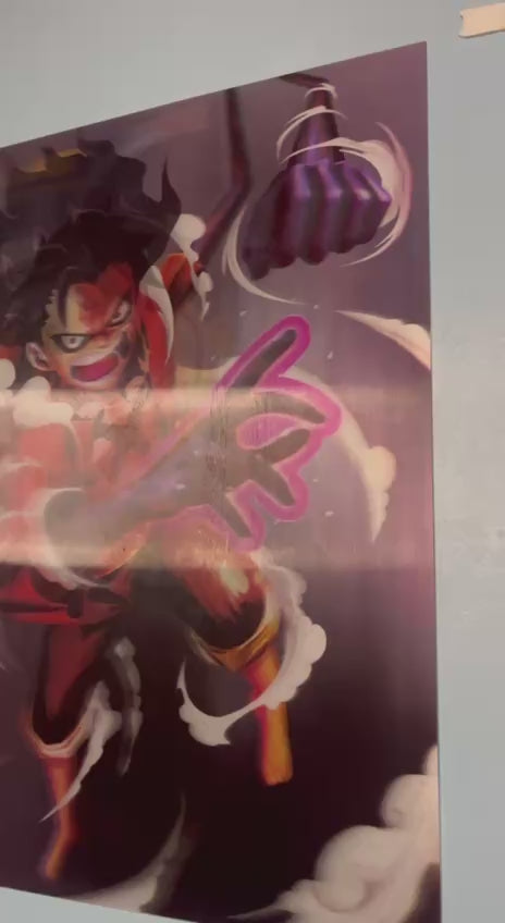 Gear 2nd and 4th LUFFY 3D POSTER