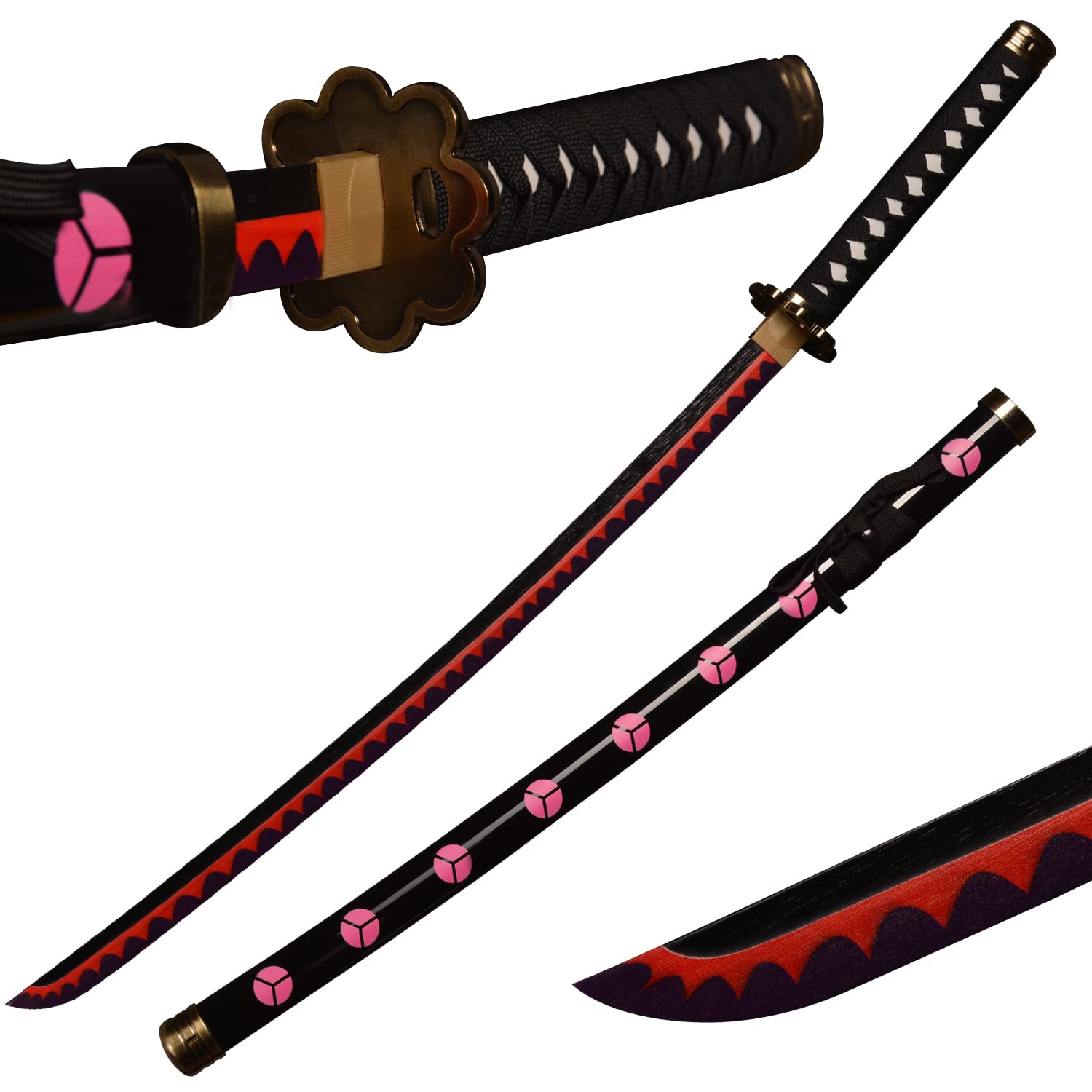 One Piece – Roronoa Zoro Shusui Katana (Wooden Replica – 104 cm)