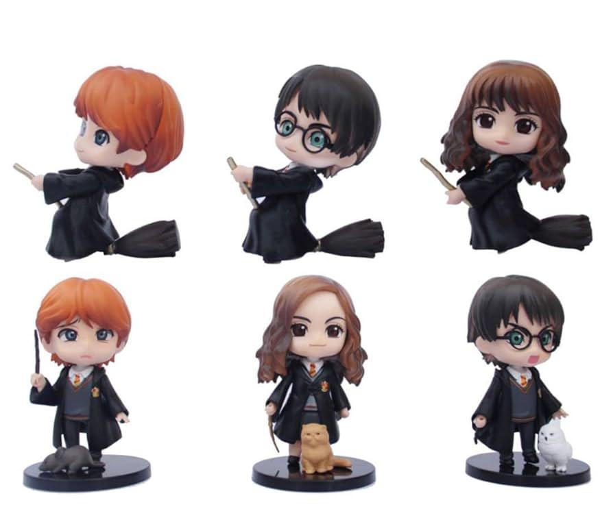 Set of 6 premium-quality harry potter figures