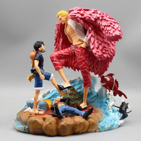 One Piece – Luffy vs Doflamingo Statue (Dressrosa Arc)
