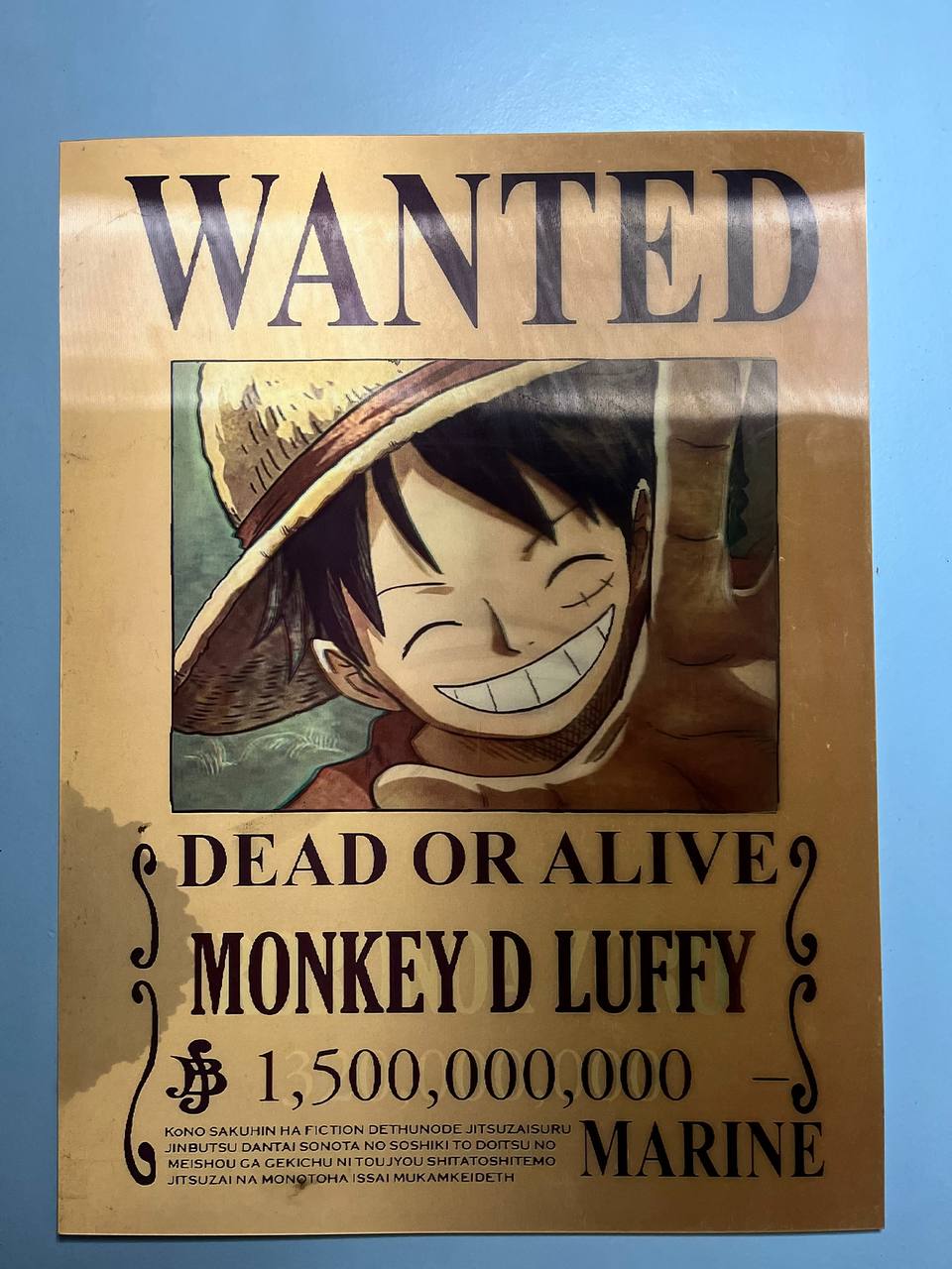 Luffy And ZoroWanted Premium 3D Posters