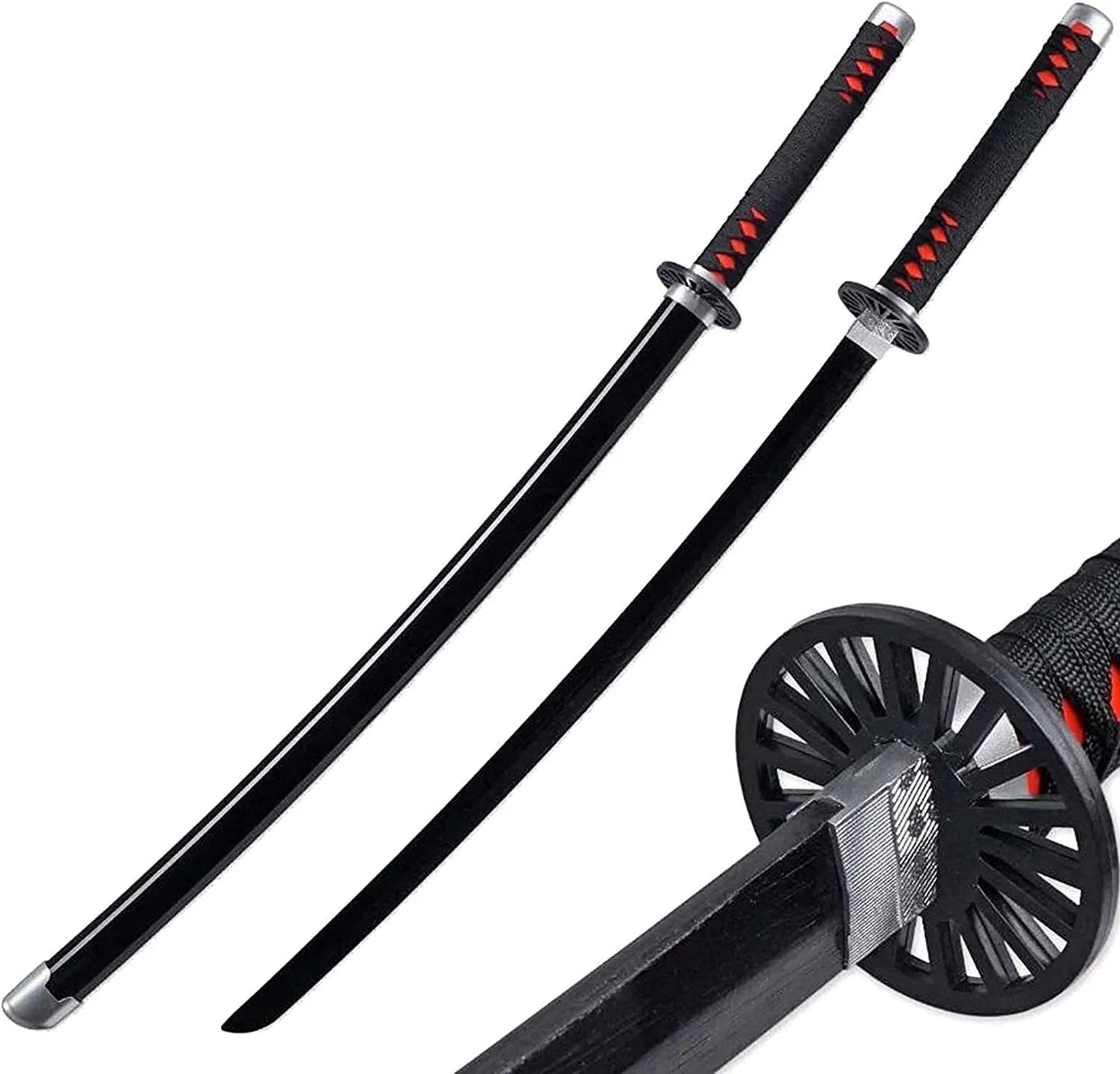 Demon Slayer – Tanjiro Kamado Nichirin Katana (Wooden Replica – 104 cm)