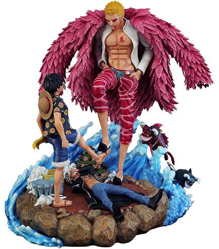 One Piece – Luffy vs Doflamingo Statue (Dressrosa Arc)