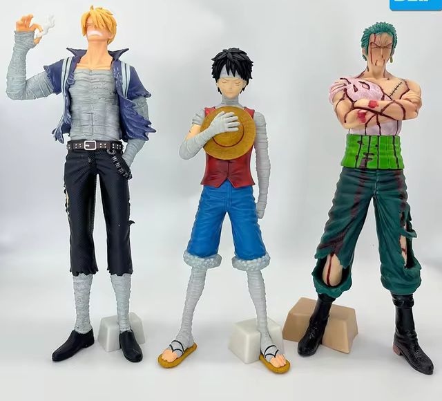 One Piece – Monster Trio Action Figures (Luffy, Zoro & Sanji)